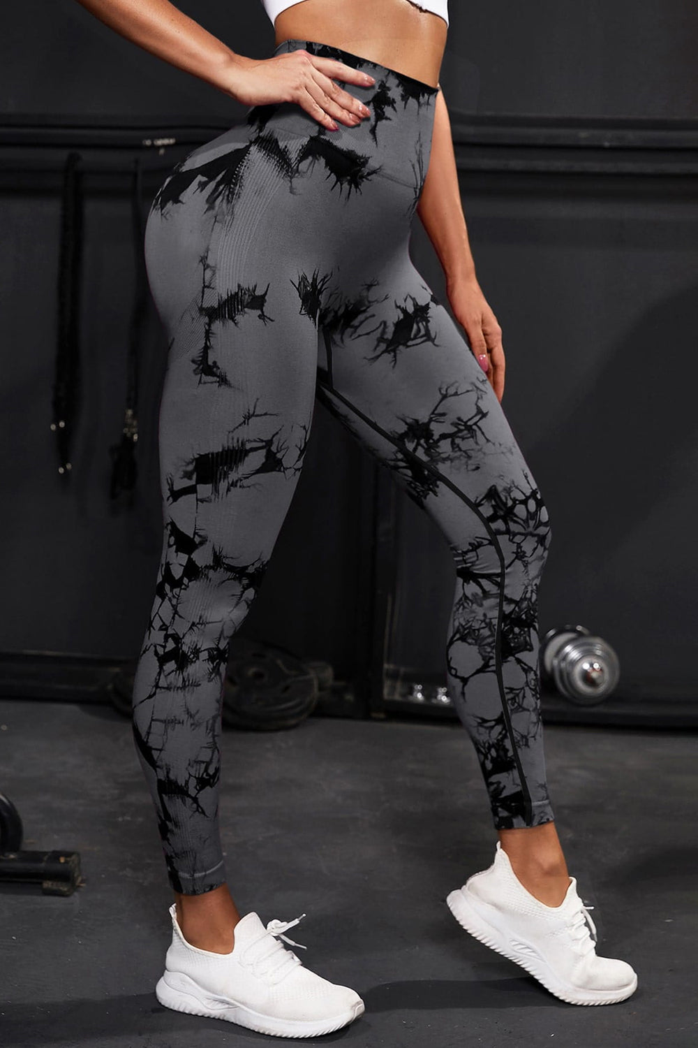 Printed High Waist Active Leggings